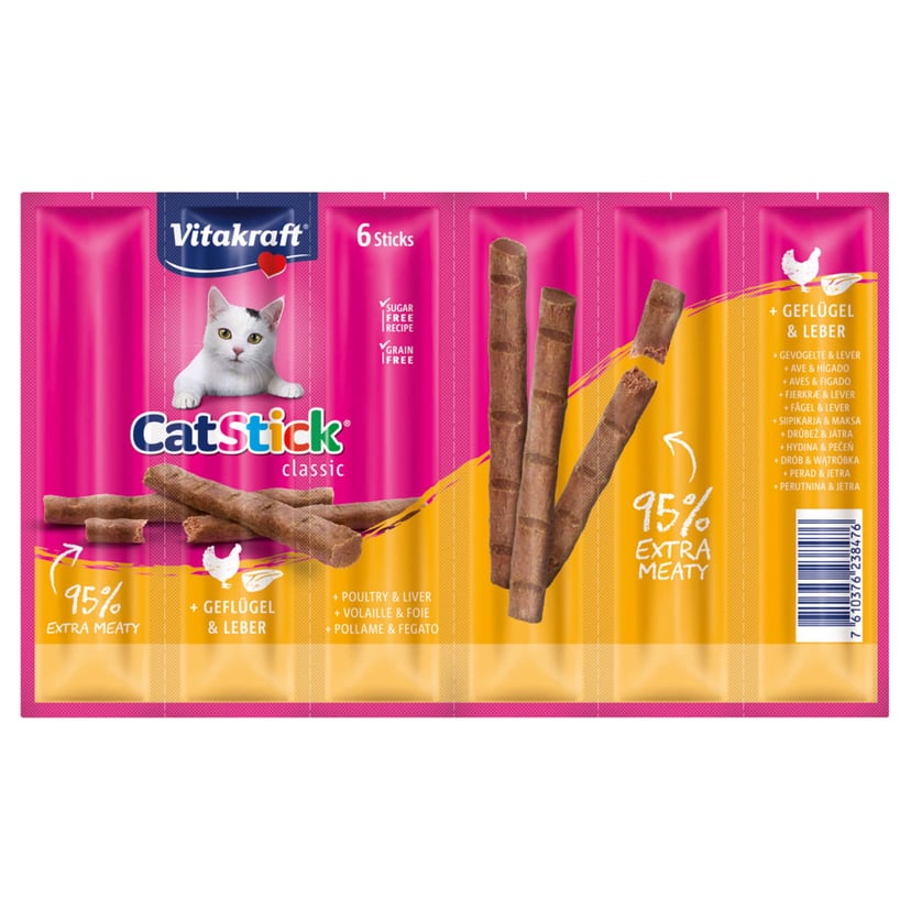 Stick mini 6er Geflügel & Leber
