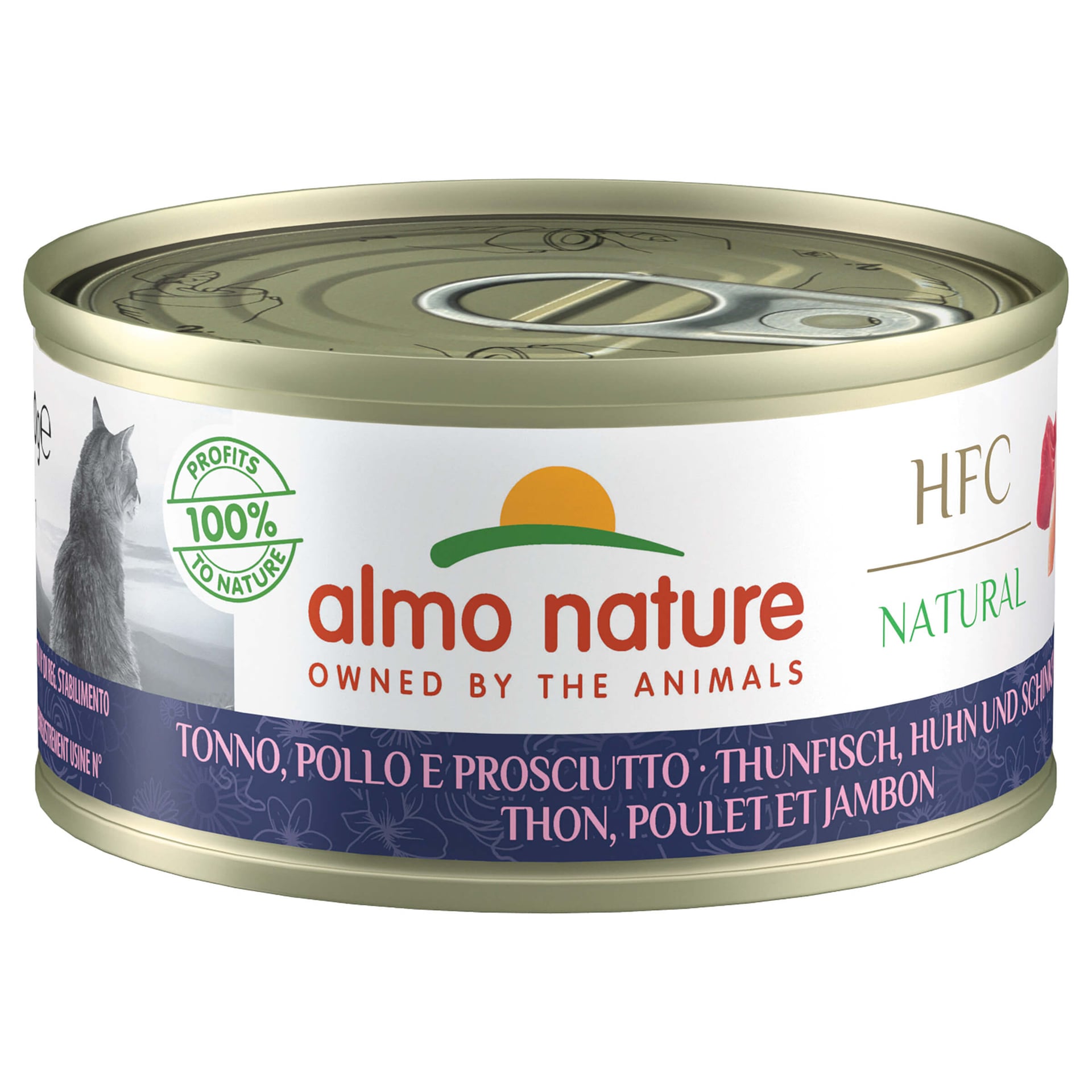HFC Natural thon, poulet & jambon