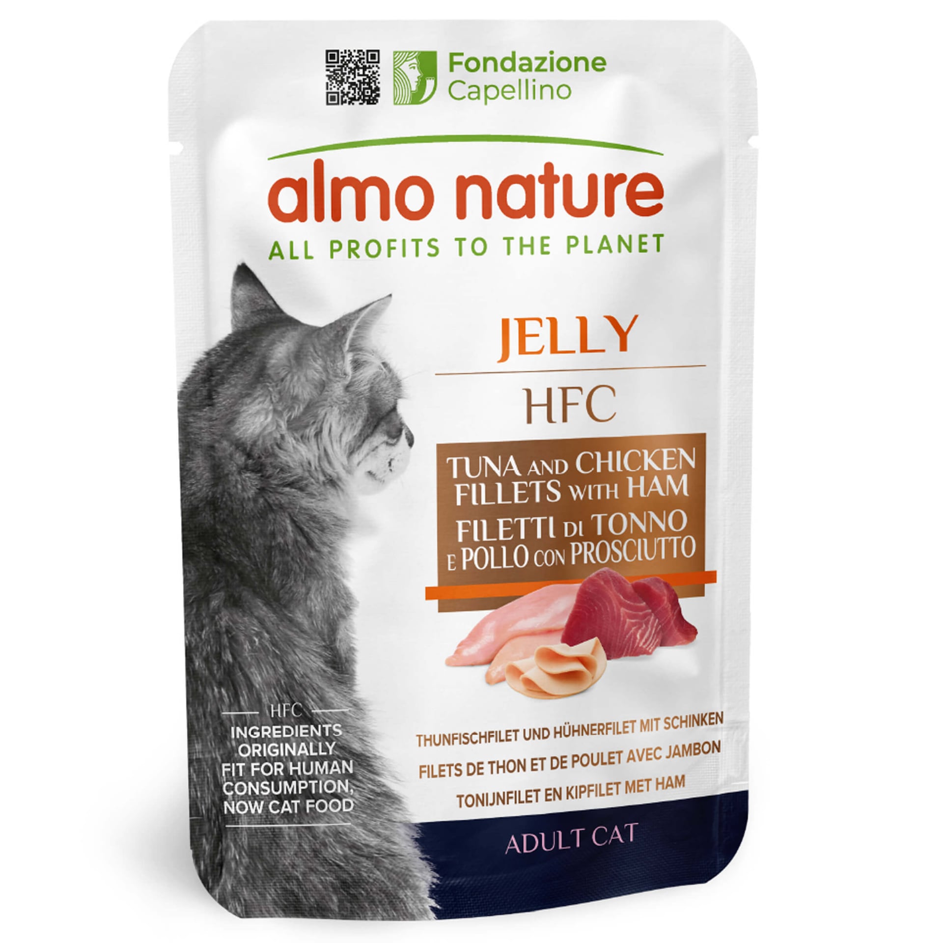 HFC Jelly Filet de Thon & Filet de Poulet avec Jambon Adult