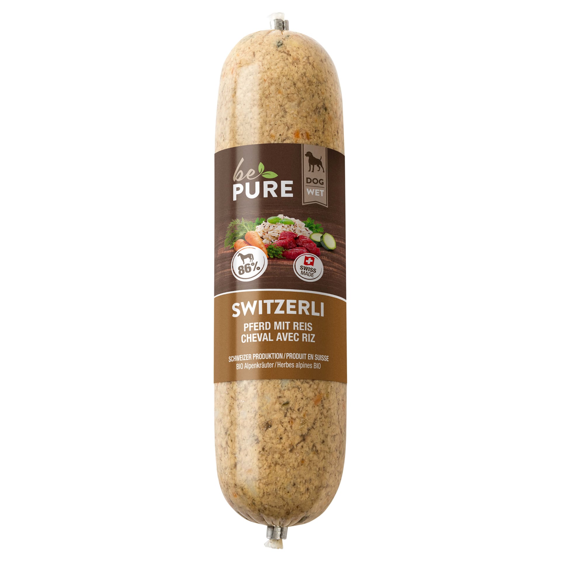 Switzerli Pferd mit Reis