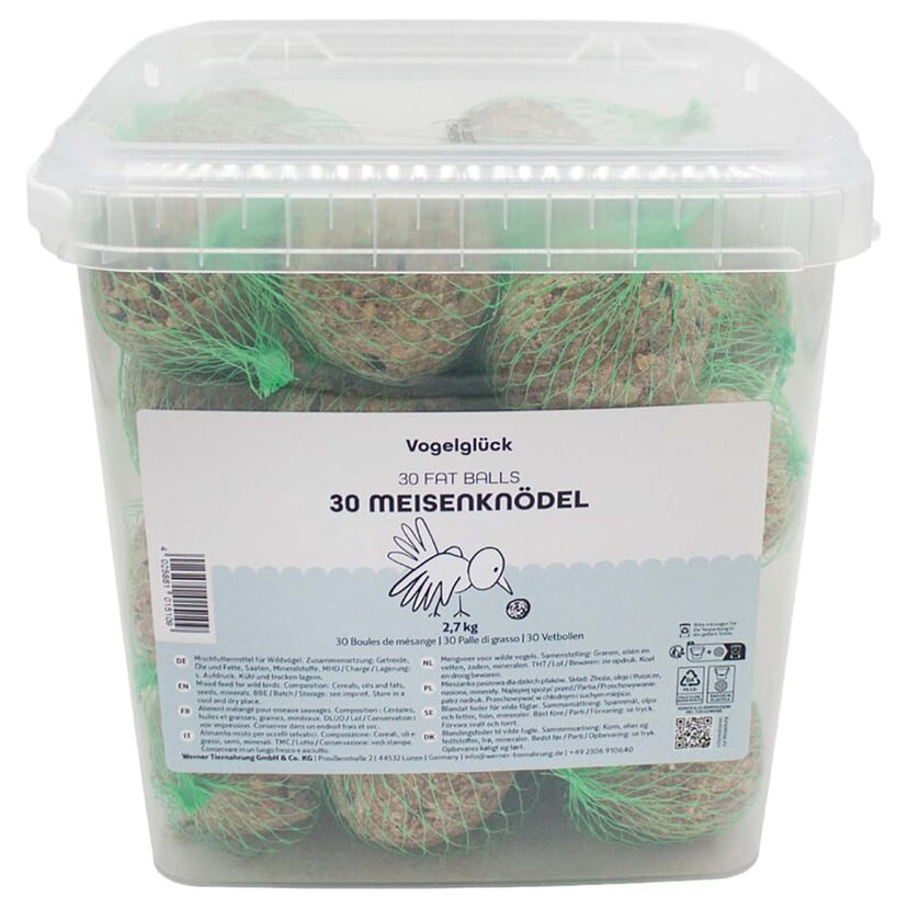 Boules de mésanges en filet