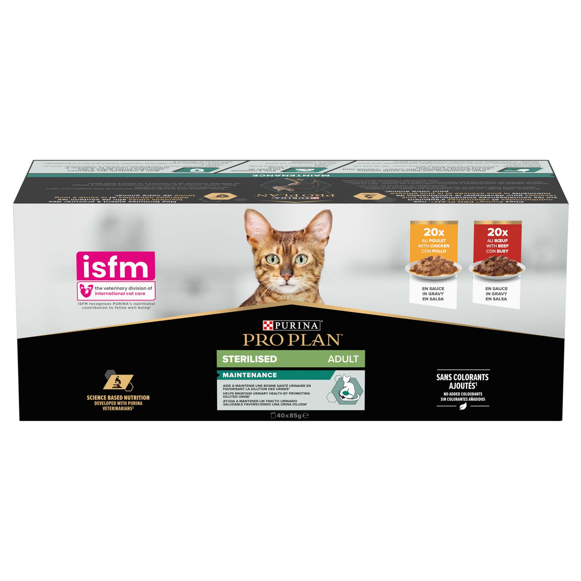 Cat Adult Sterilised Maintenance Fleisch in Sauce