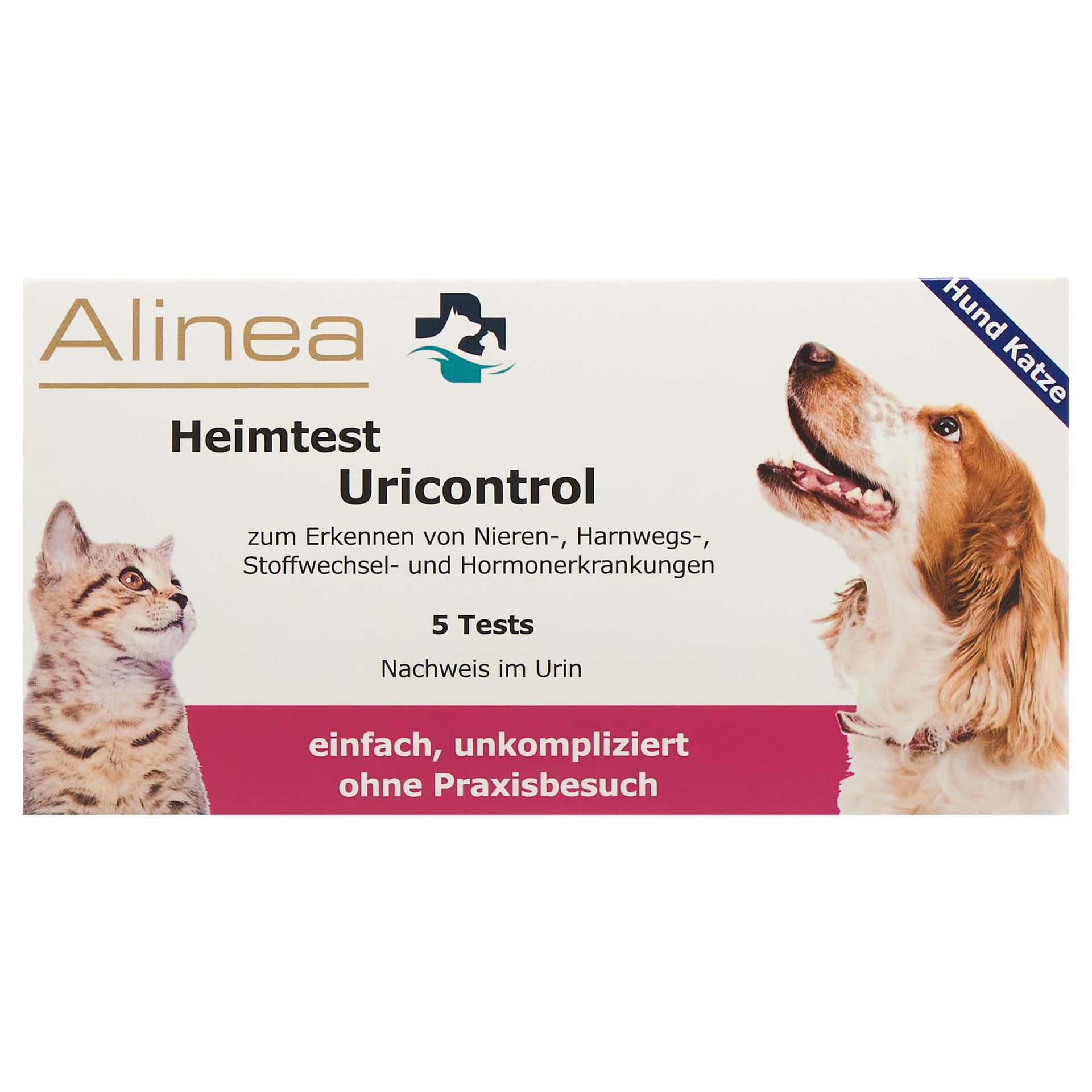 Test à domicile Urincontrol chien/chat