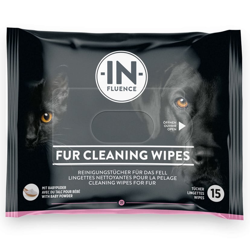 Reinigungstücher Fell CleaningWipes Babypuder