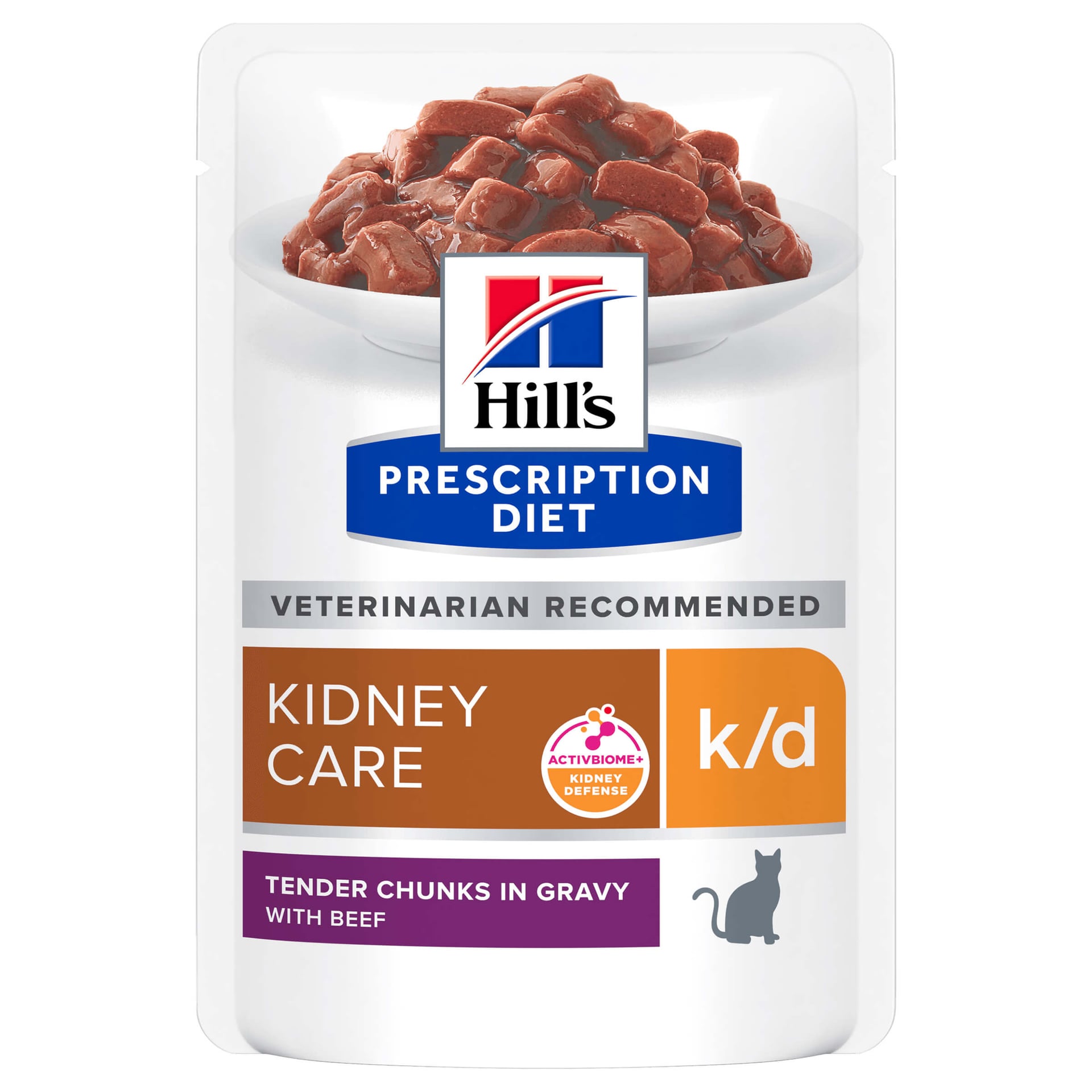 Chat Prescription Diet k/d Kidney Care boeuf