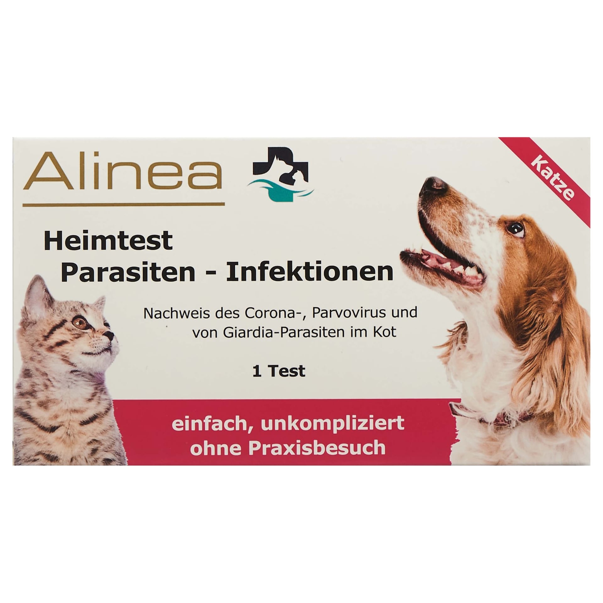 Test à domicile parasites/infections chez les chats