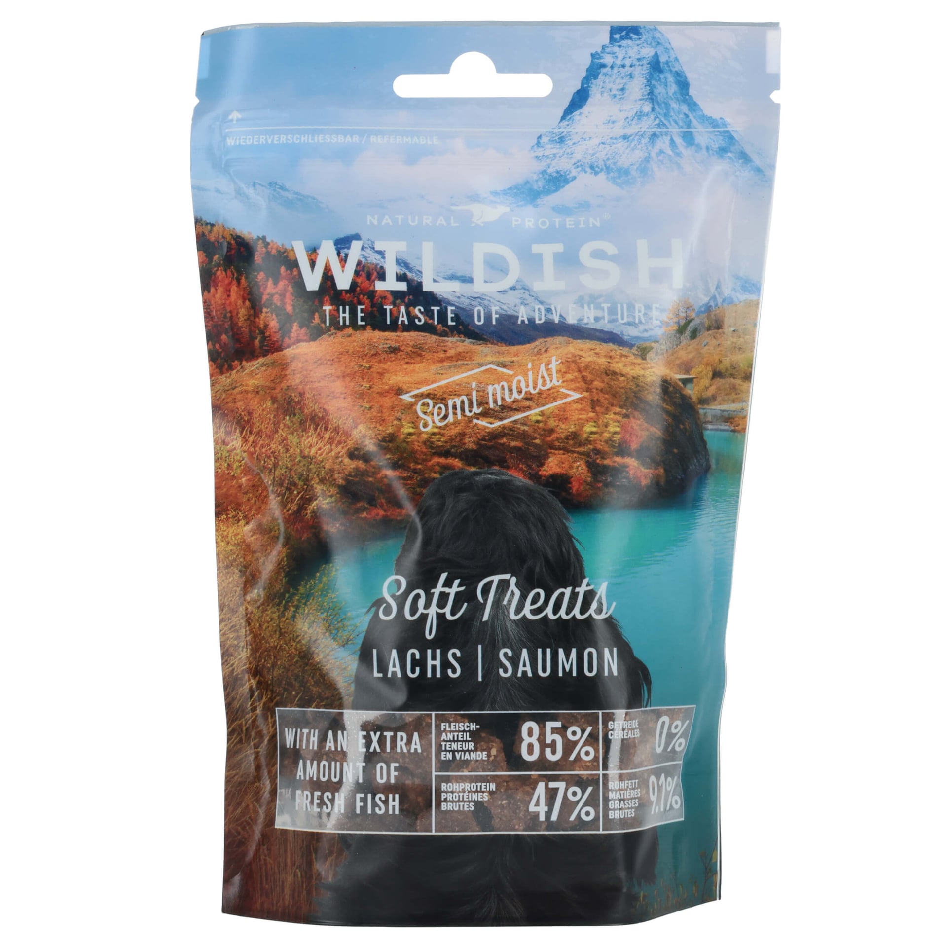 Dog Semi-Moist Treats Lachs