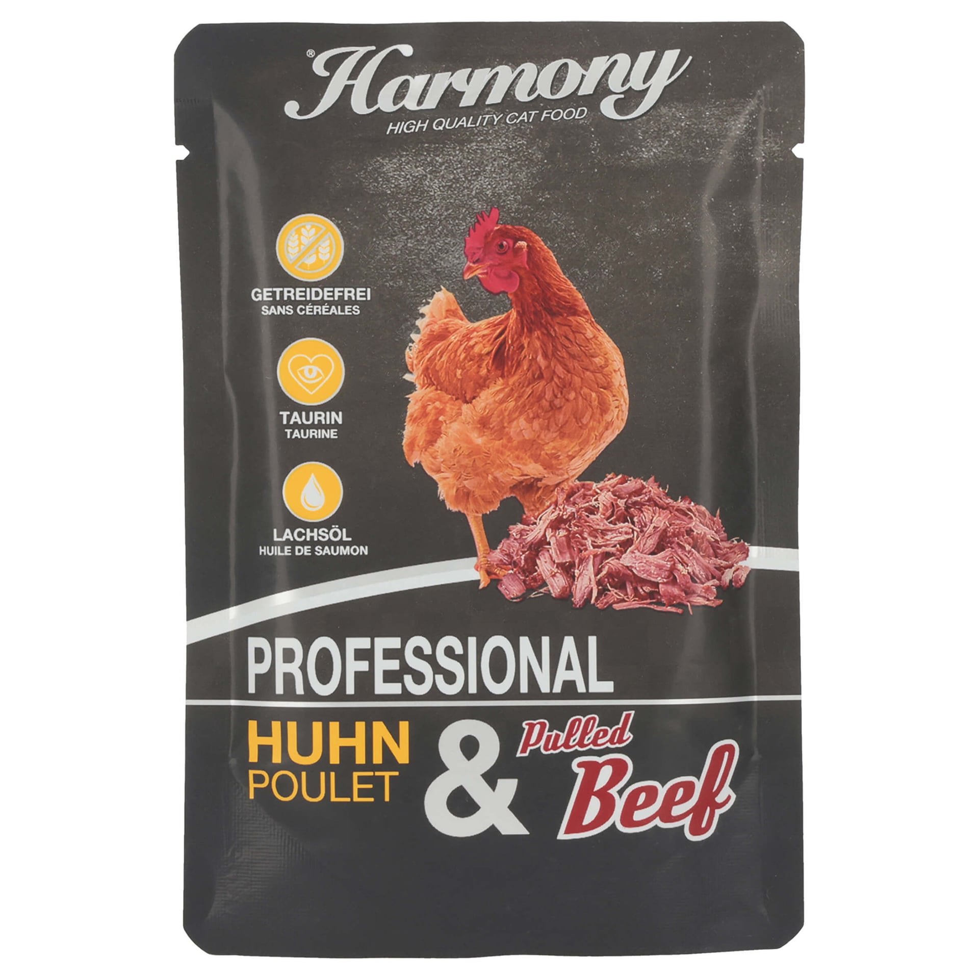 Cat Professional Huhn & Pulled Beef