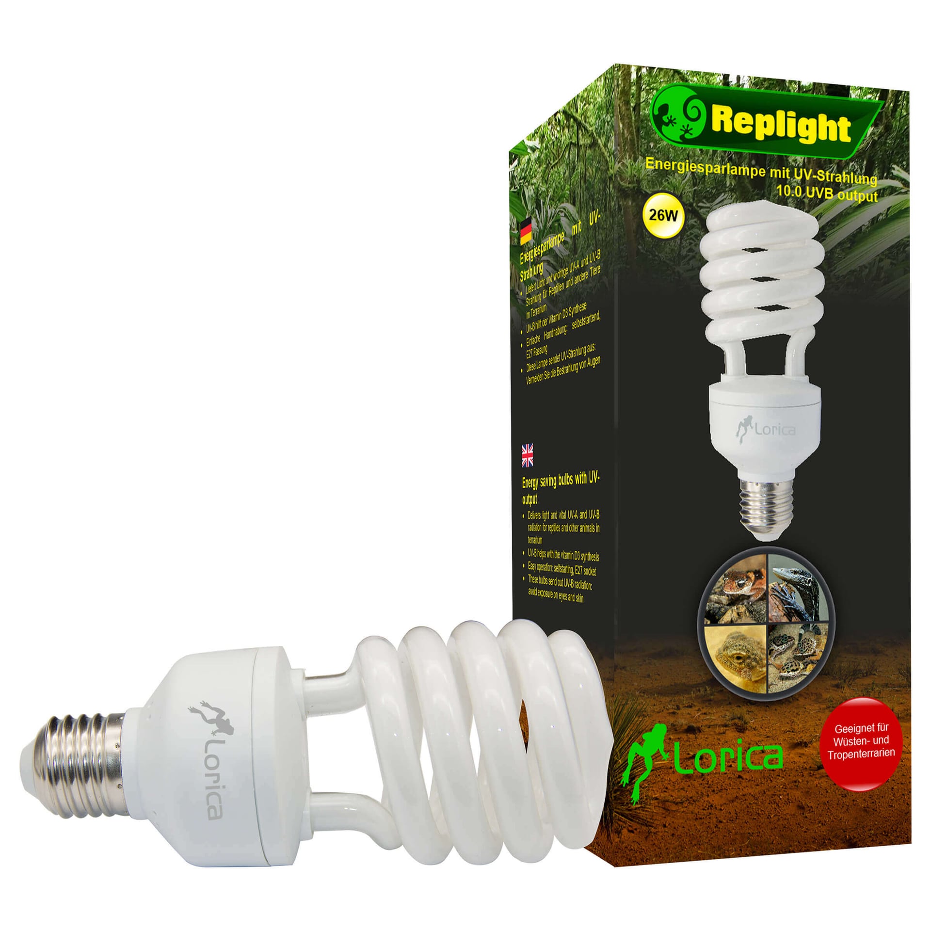 Ampoule économique UV-B 10.0 26 W