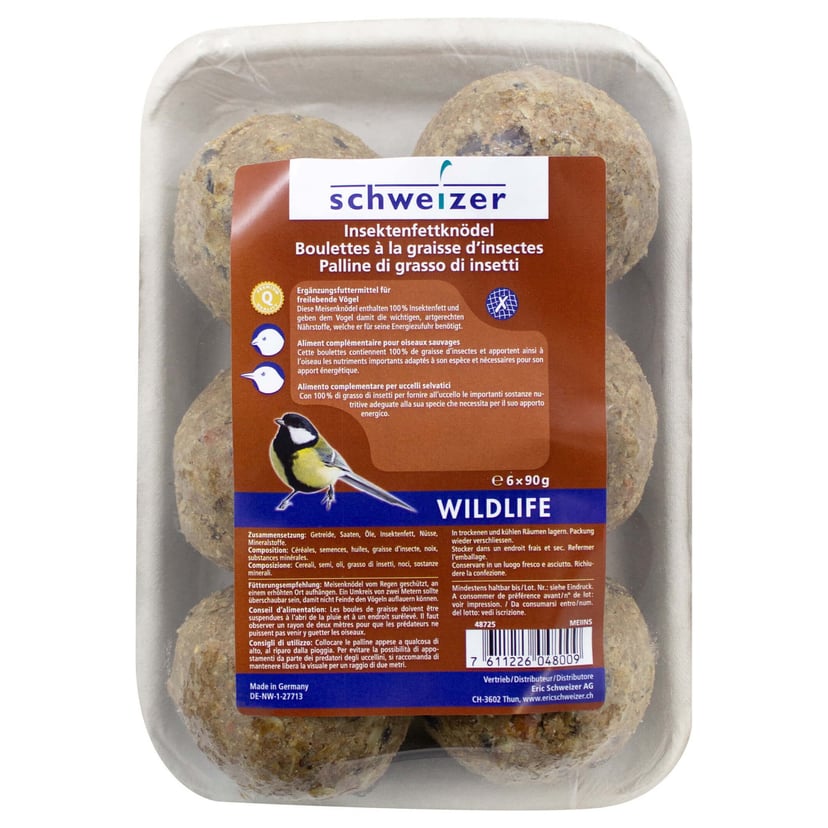 Boulettes à la graisse d'insectes