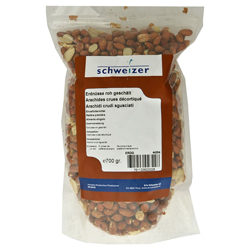 Cacahouètes crues épluchées