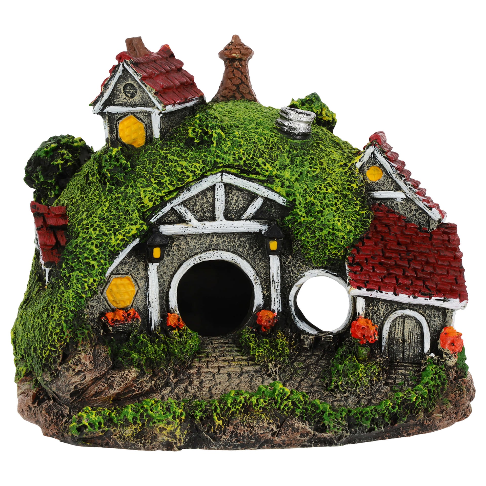 Décoration pour aquarium Maison du Hobbit