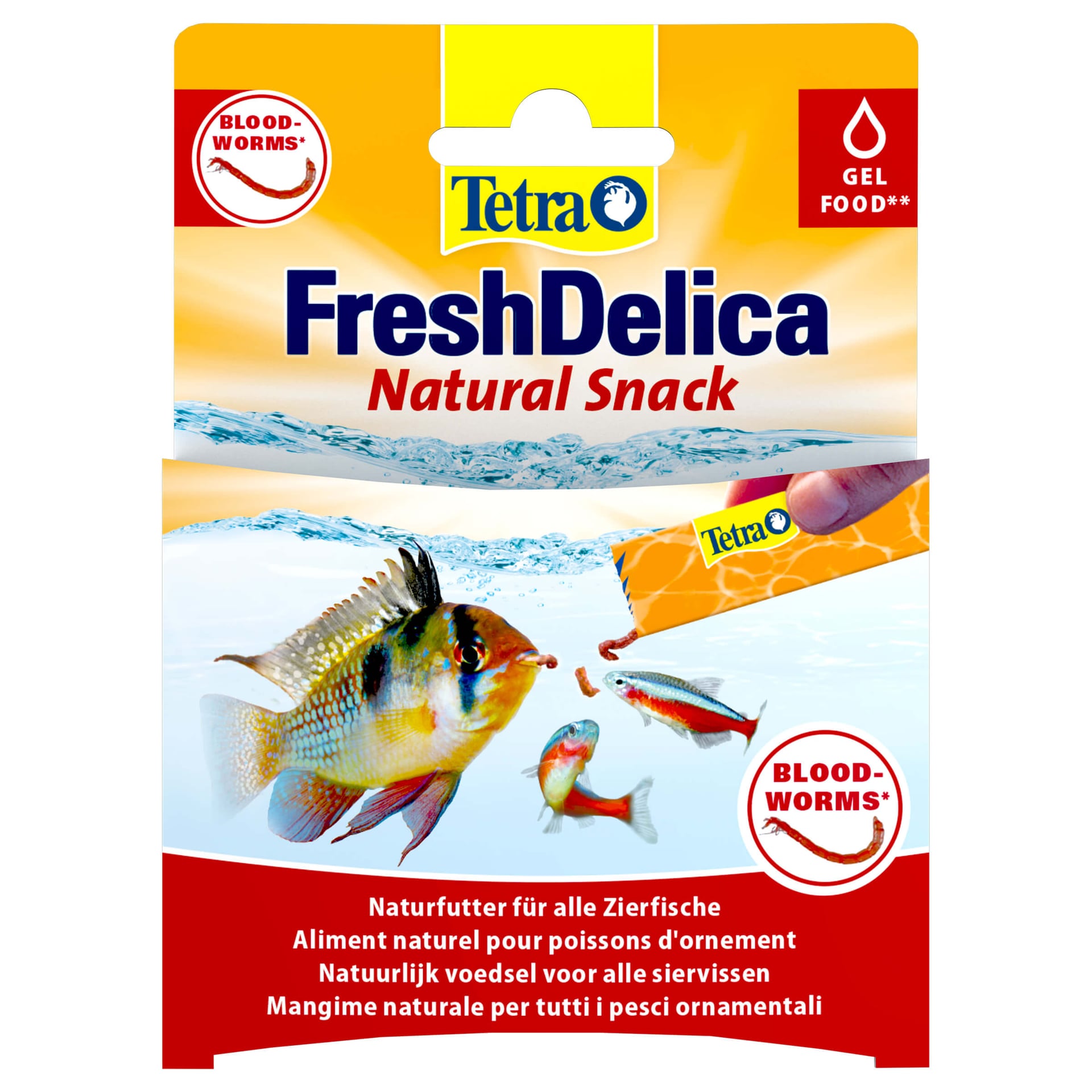 Fresh Delica larves de moustiques rouges
