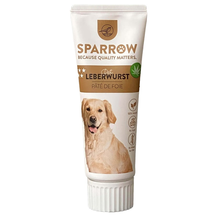 Pet Leberwurstpaste mit CBD für Hunde