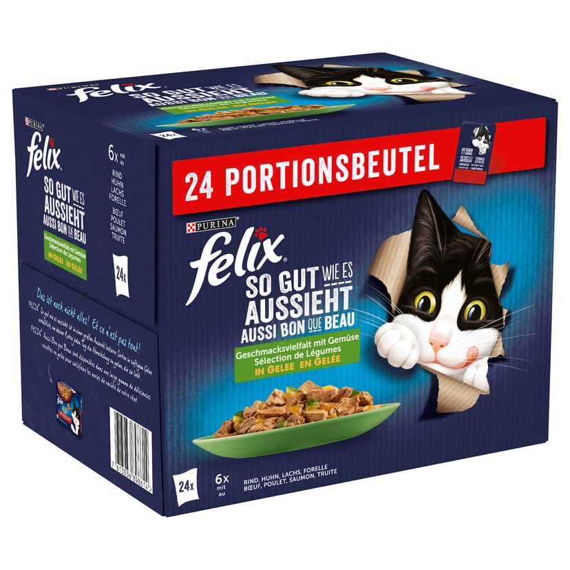So gut wie es aussieht Geschmacksvielfalt mit Gemüse in Gelee