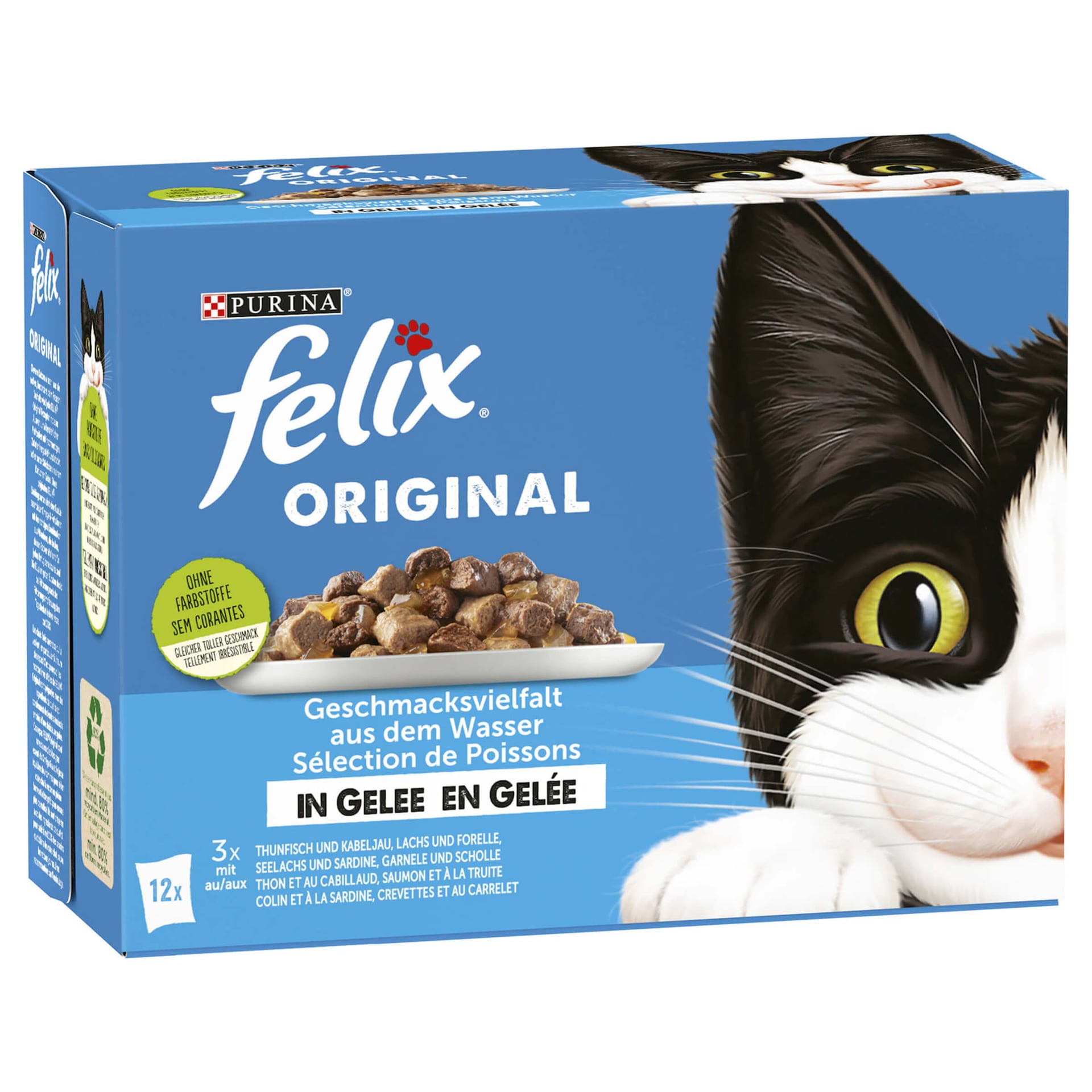Original Geschmacksvielfalt aus dem Wasser in Gelee