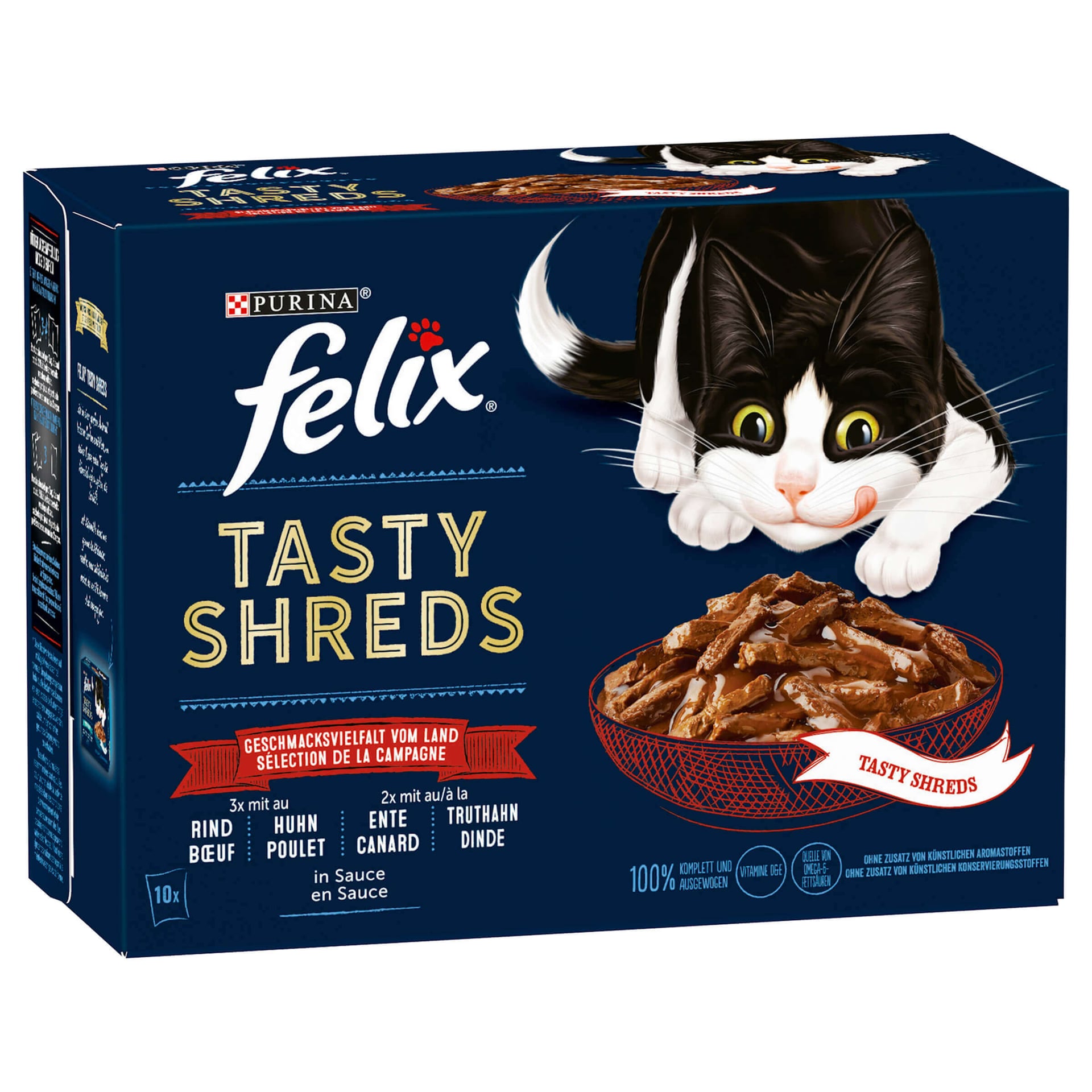Tasty Shreds Geschmacksvielfalt vom Land
