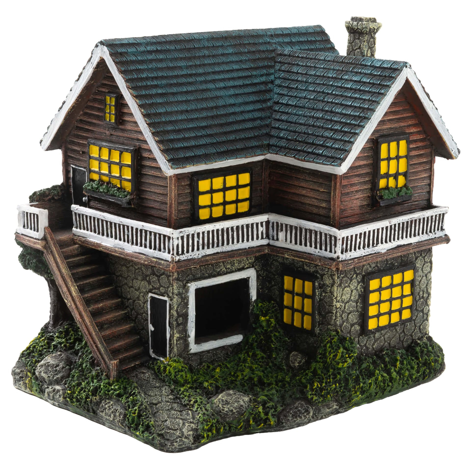 Décoration pour aquarium Chalet