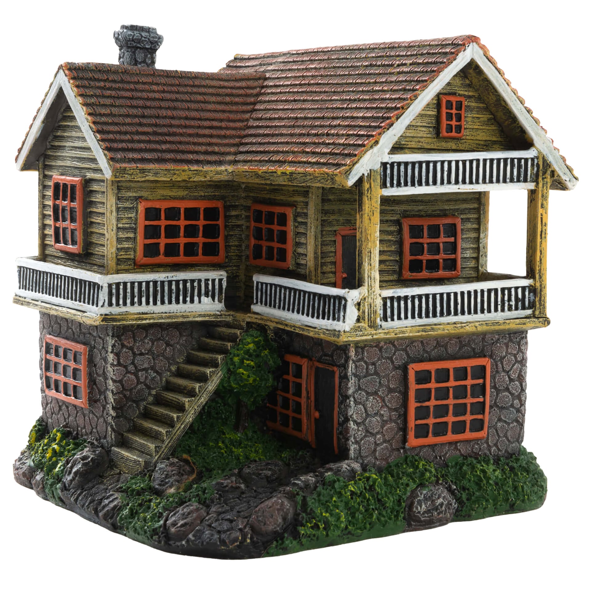 Décoration pour aquarium Chalet