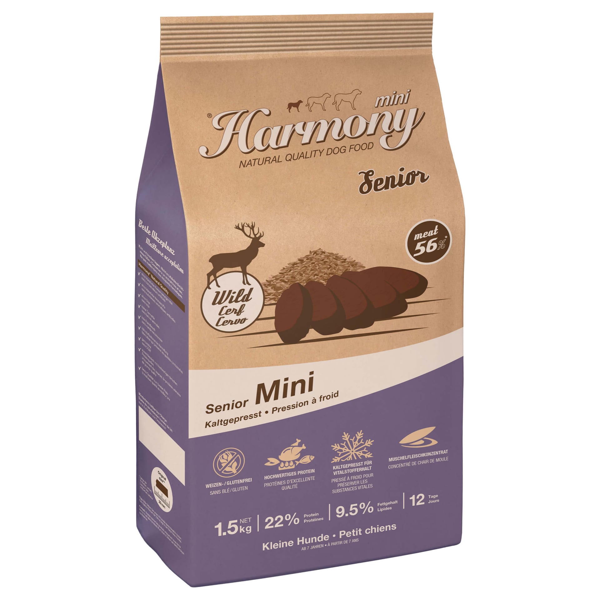 Dog Natural Mini Senior Rotwild & Reis