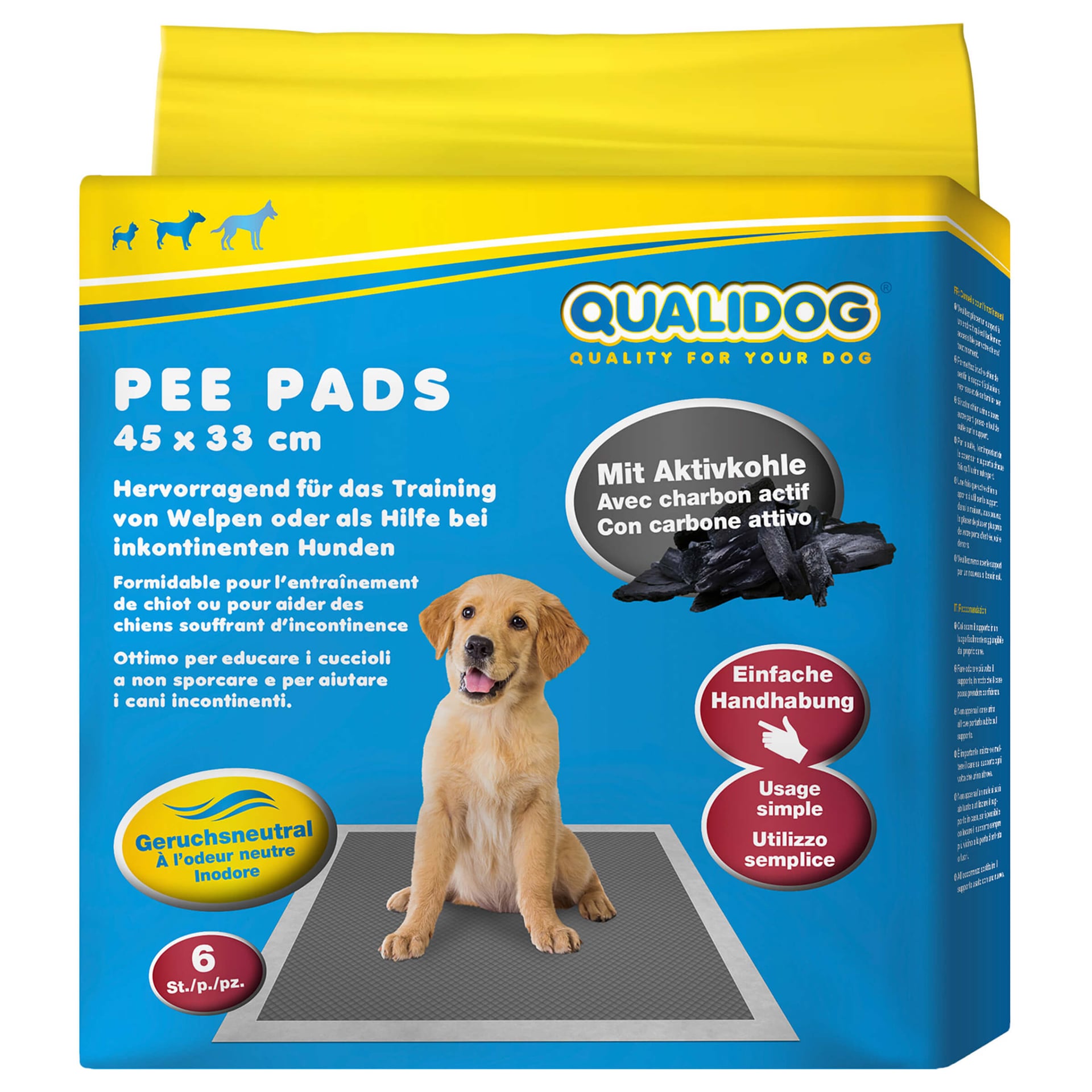 Puppy Pee Pads mit Aktivkohle