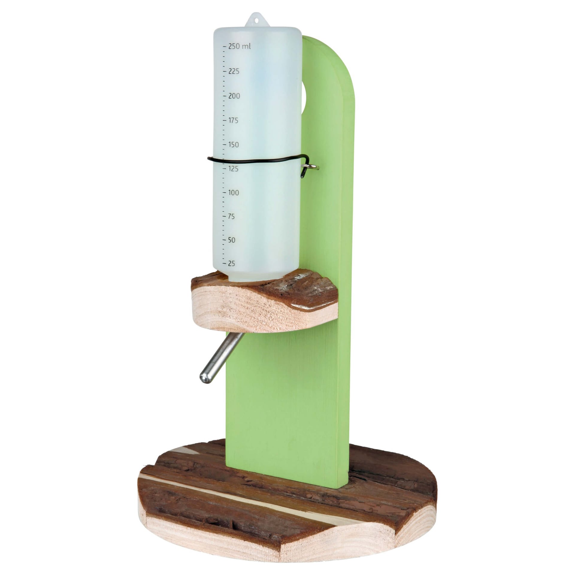 Natural Living porte-abreuvoir en bois naturel
