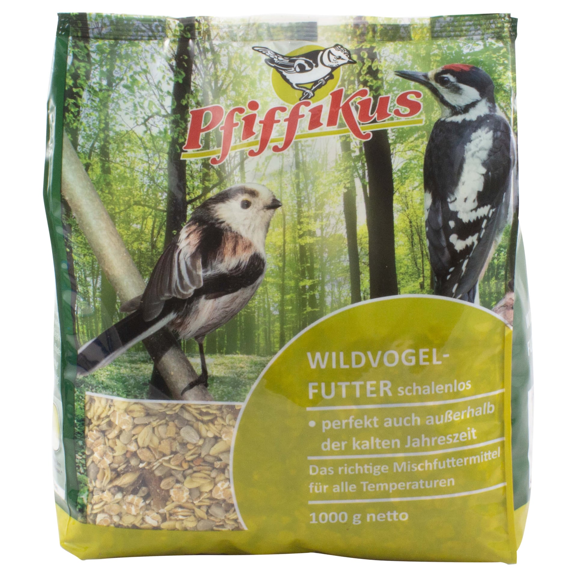 Wildvogelfutter schalenlos