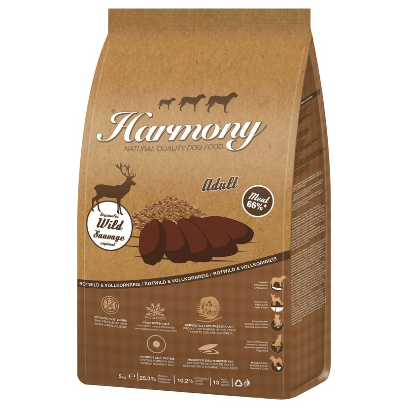 Dog Natural Rotwild & Reis Adult