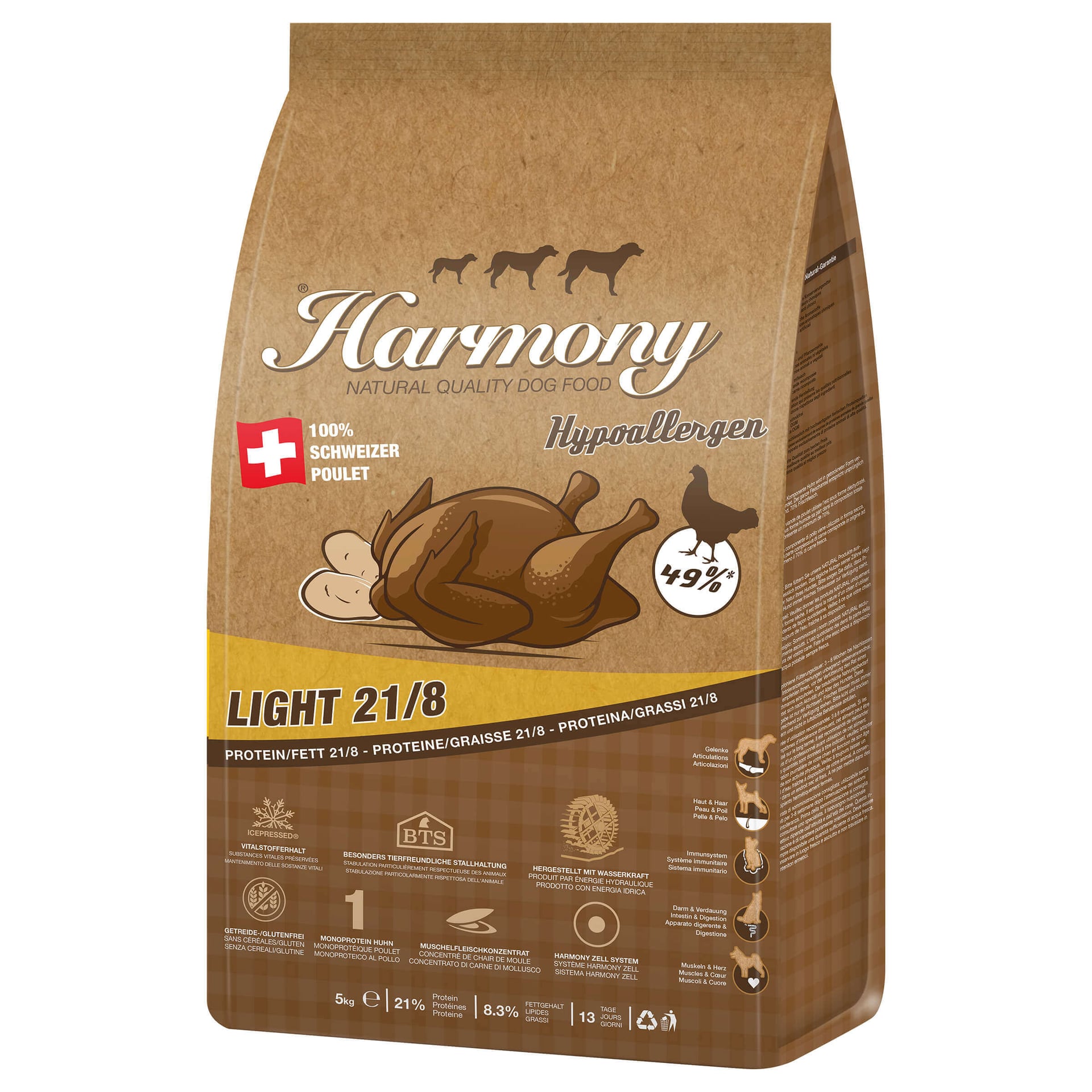 Dog Natural Hypoallergen Light 21/8