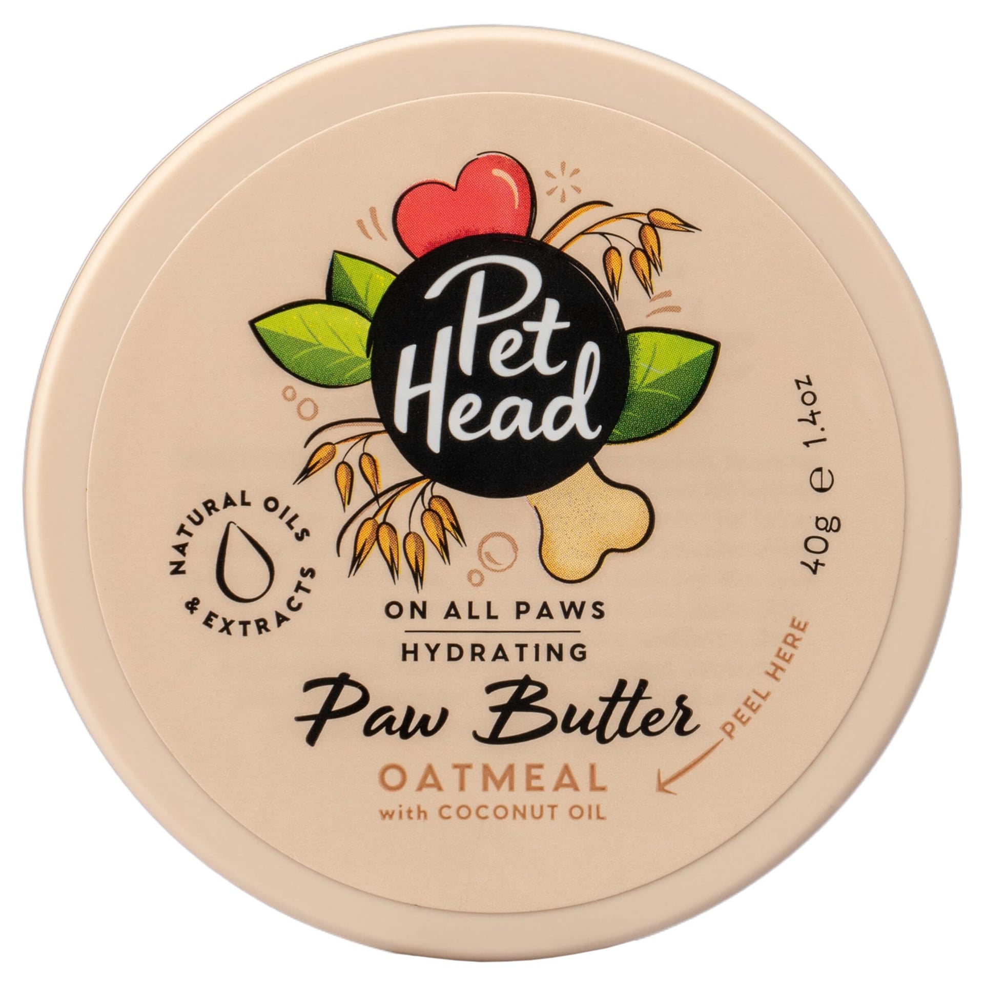 Beurre pour pattes de chien