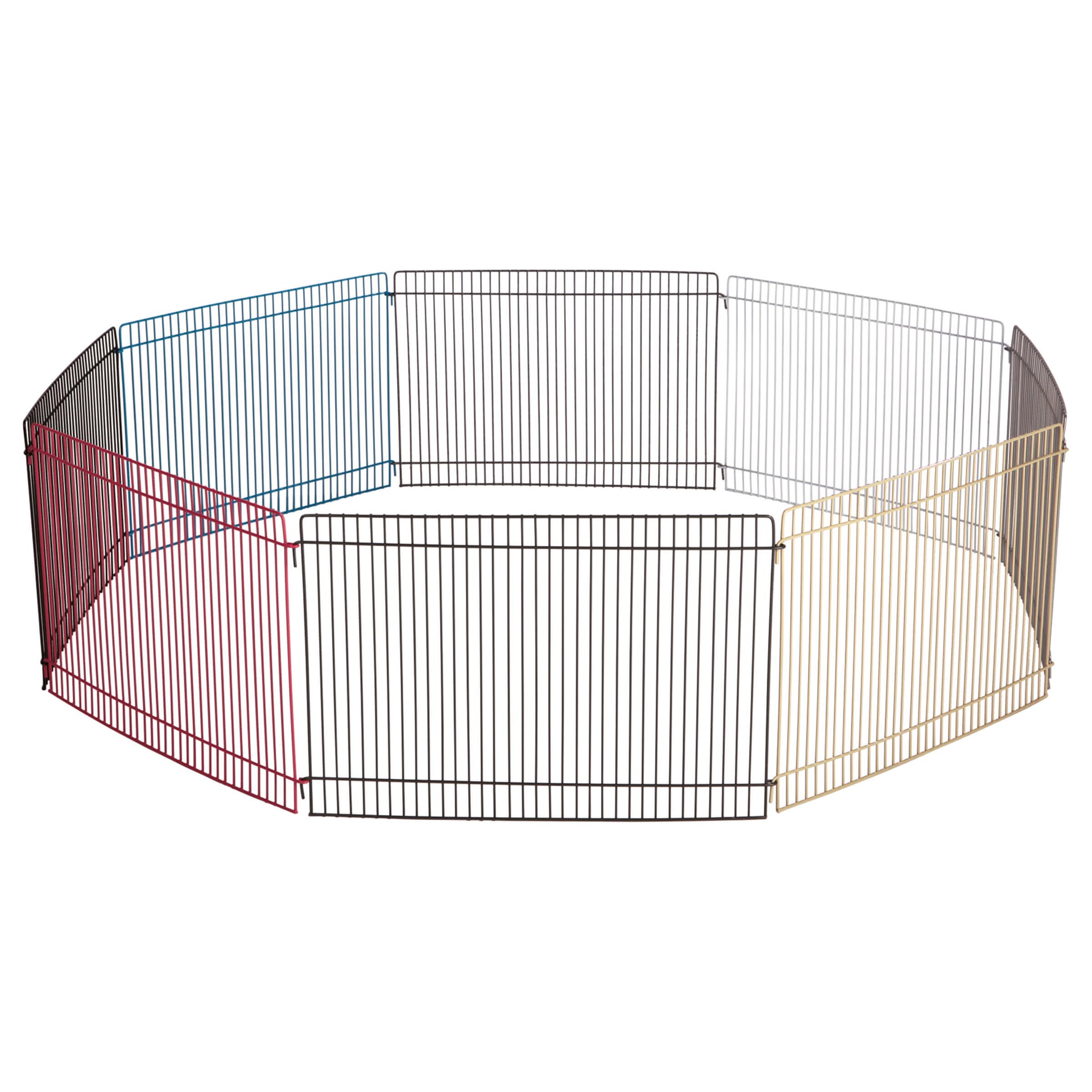 Enclos pour hamsters avec 8 éléments de grille