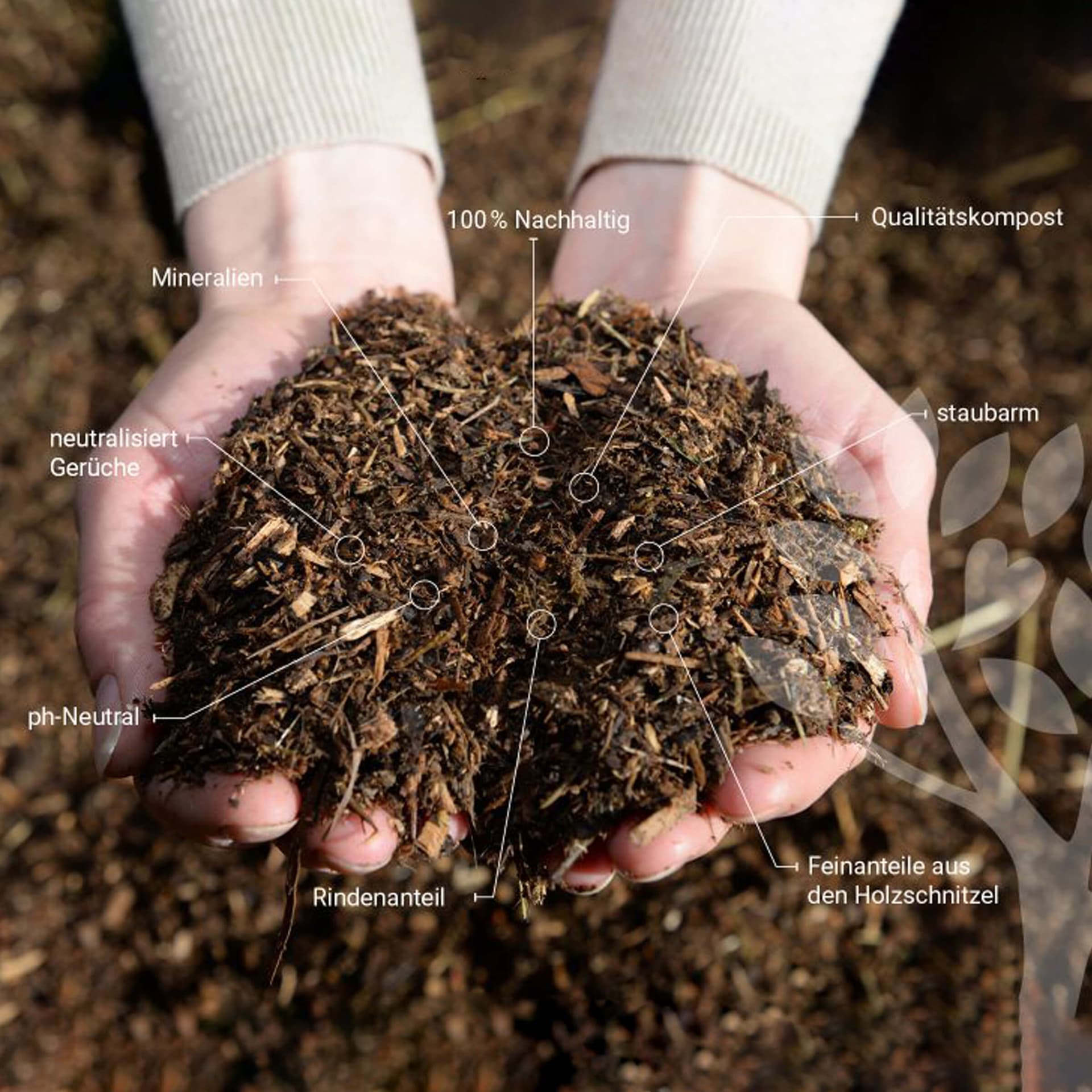 Bio Waldboden Einstreu