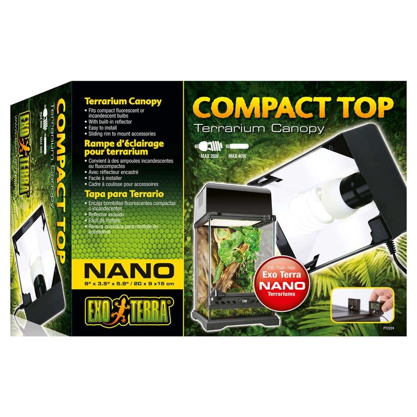 Compact Top Eclairage pour terrariums 26 W