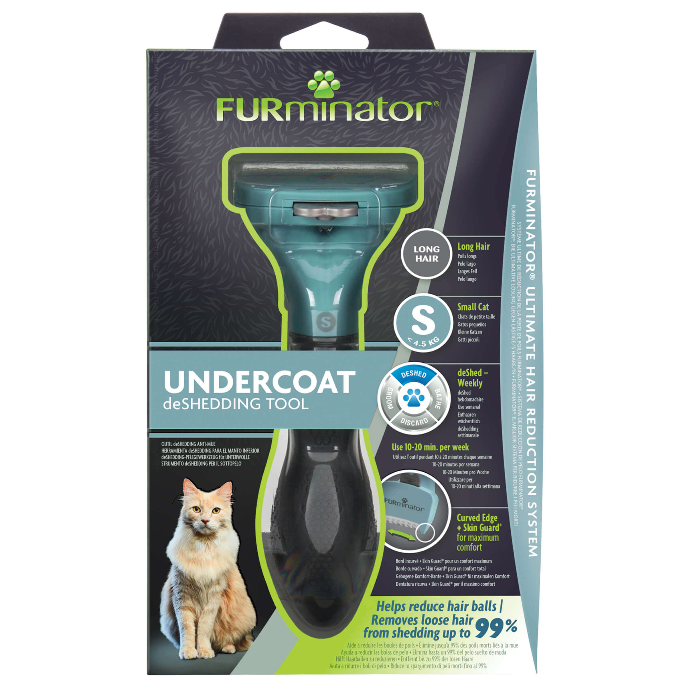 Long-Hair deShedding Tool Small Cat