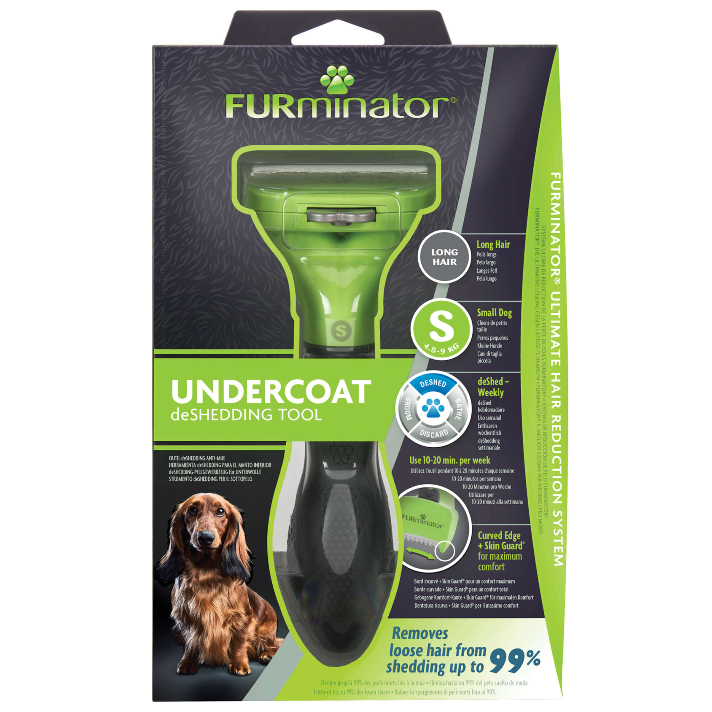 Long-Hair deShedding Tool Small Dog
