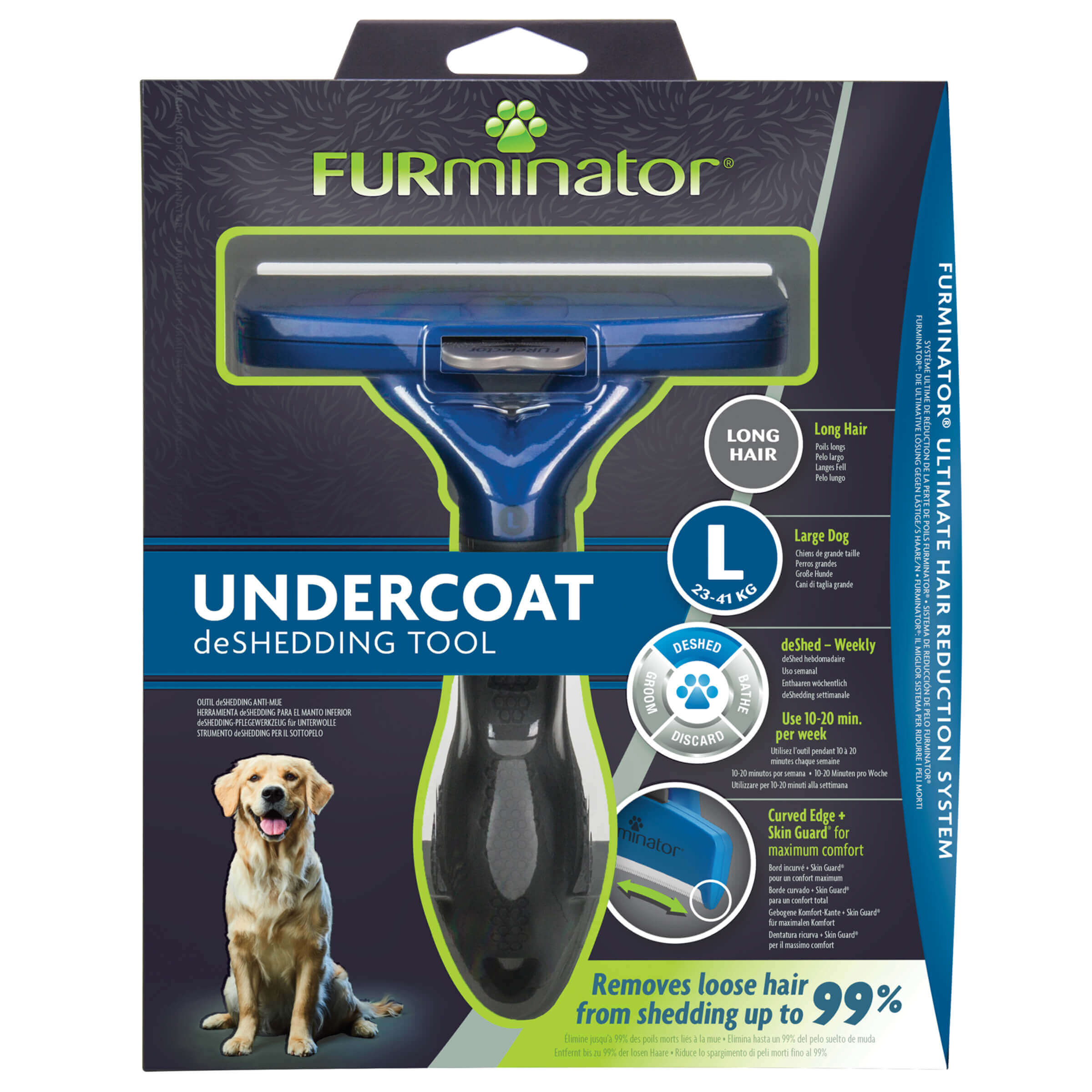 Long-Hair deShedding Tool Large Dog