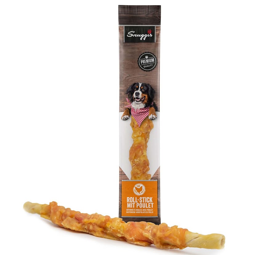 Sticks à mâcher enrobés de poulet