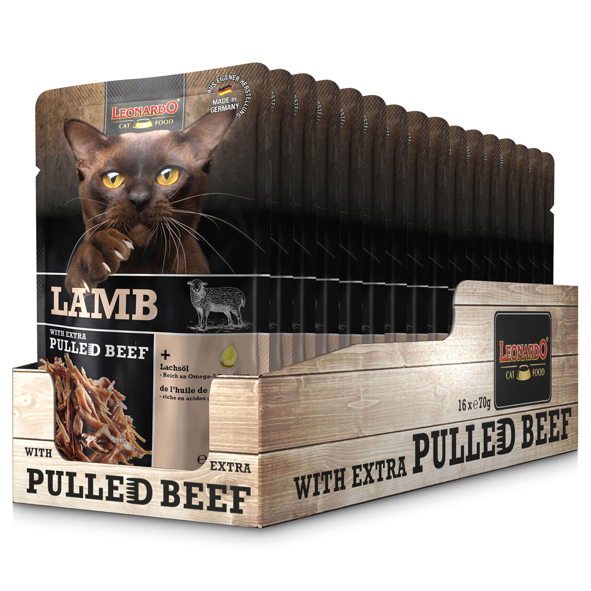 Lamm & pulled Beef