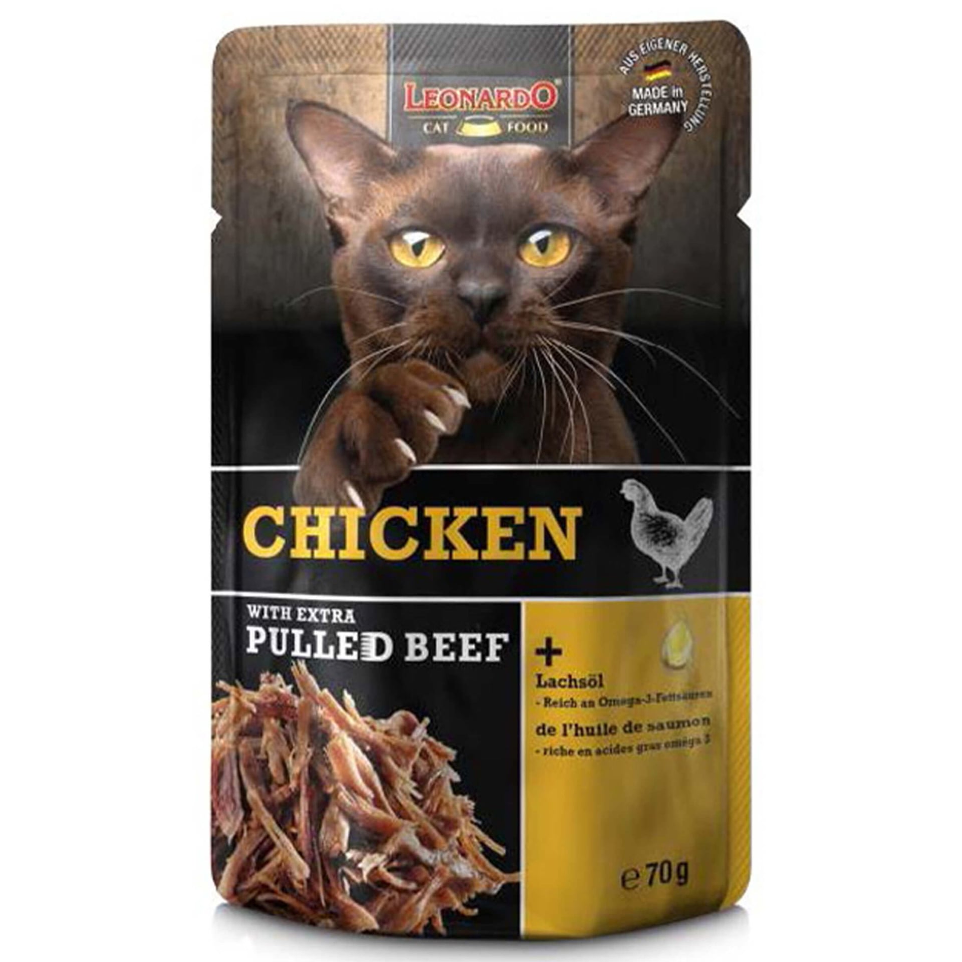 Huhn & pulled Beef