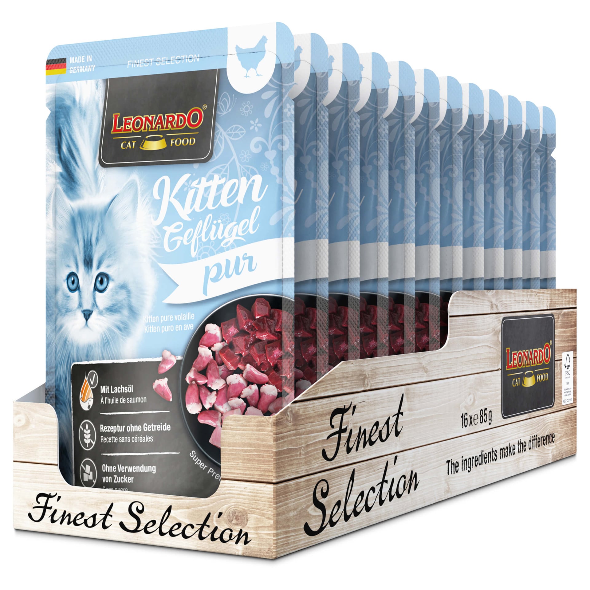 Kittenfutter mit Geflügel