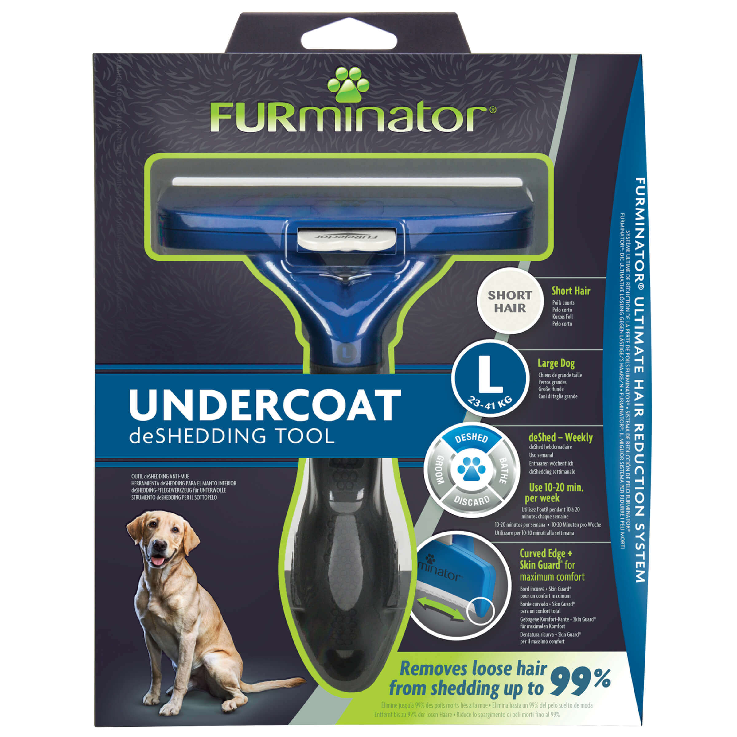 Short-Hair deShedding Tool Large Dog