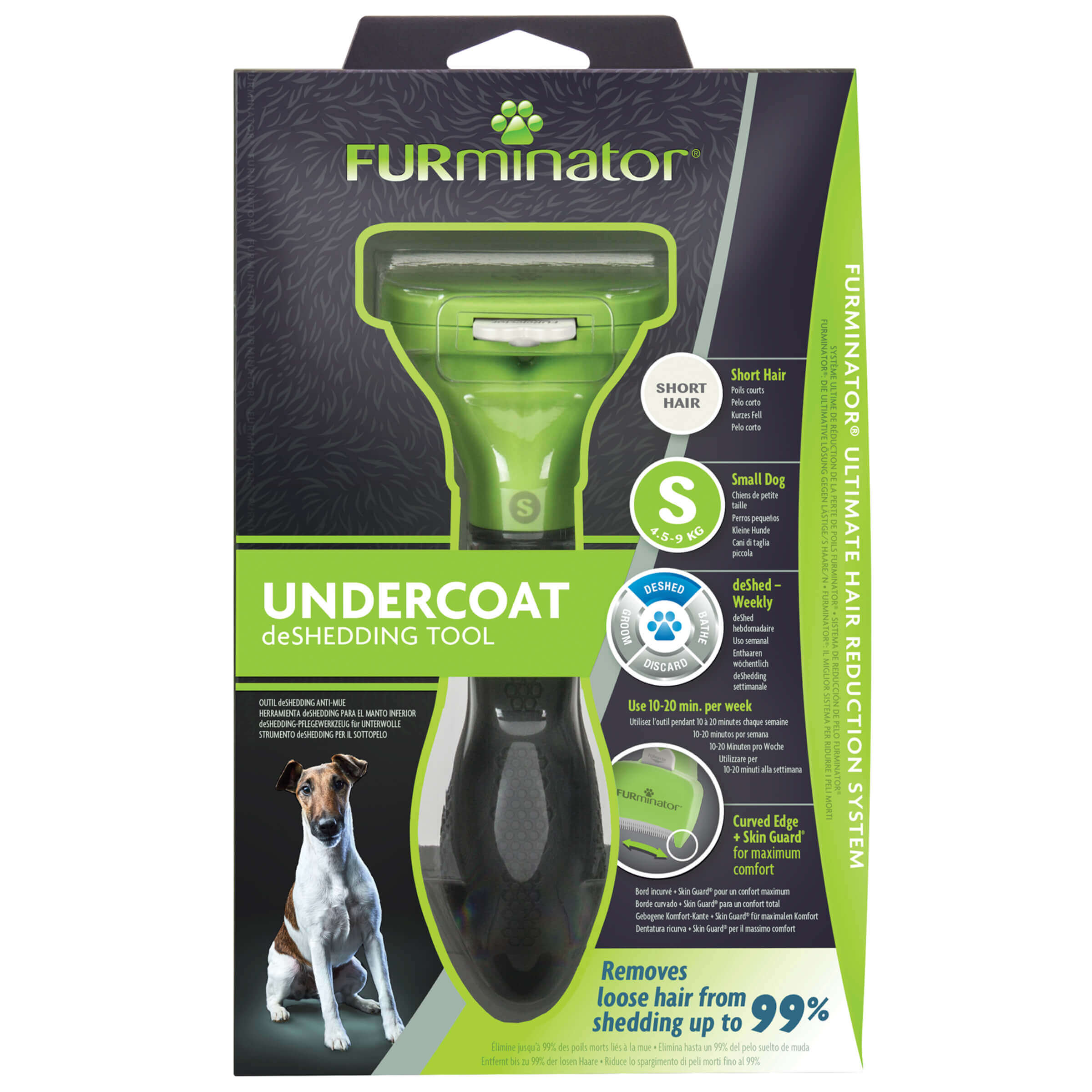 Short-Hair deShedding Tool Small Dog