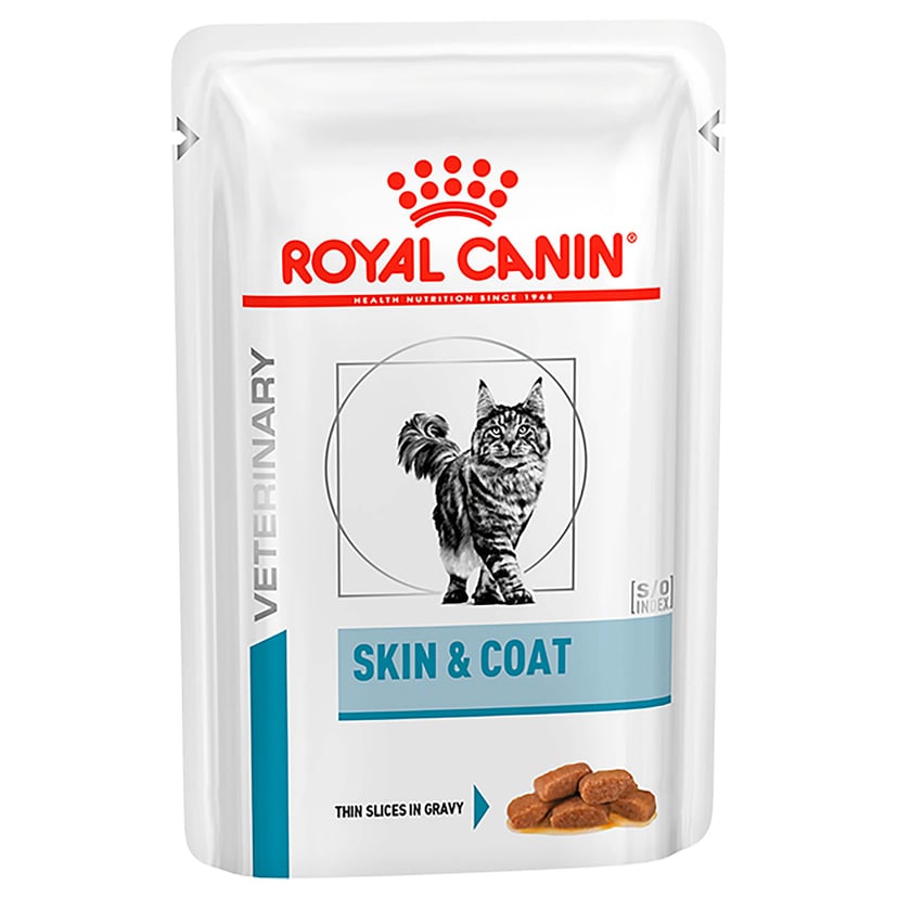 VET chat Skin & Coat nourriture humide