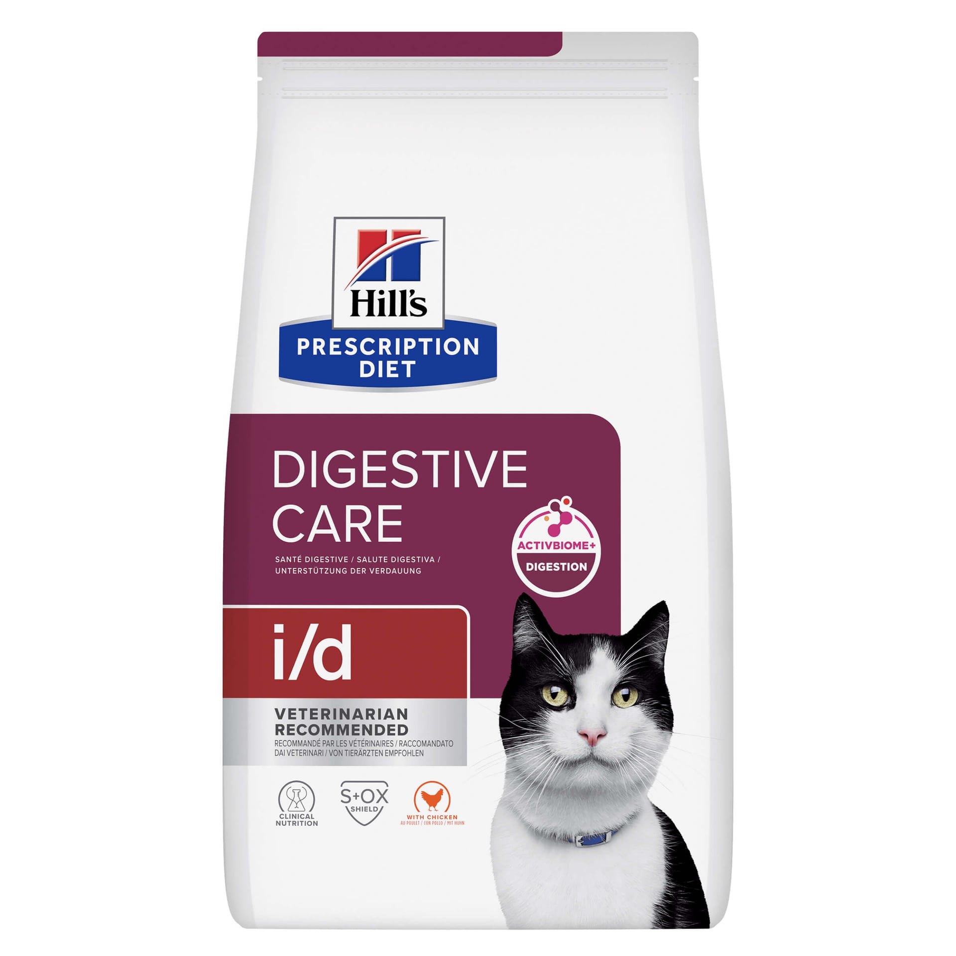 Chat croquettes Prescription Diet i/d Digestive Care Poulet