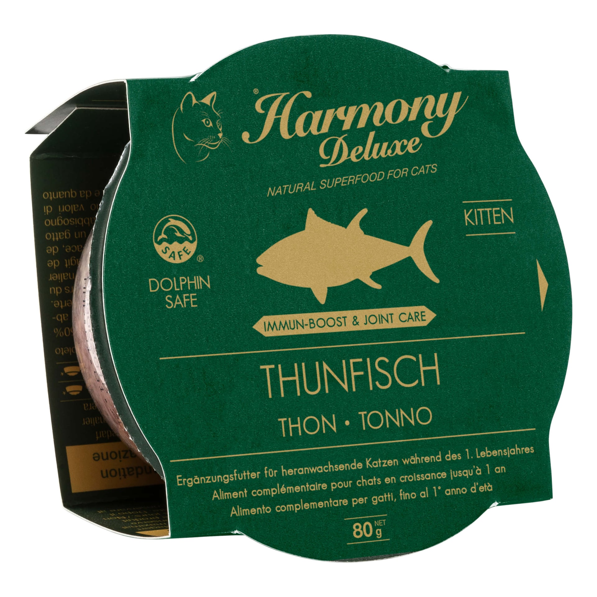 Cat Deluxe Cup Kitten Thunfisch Immun-Boost & Care