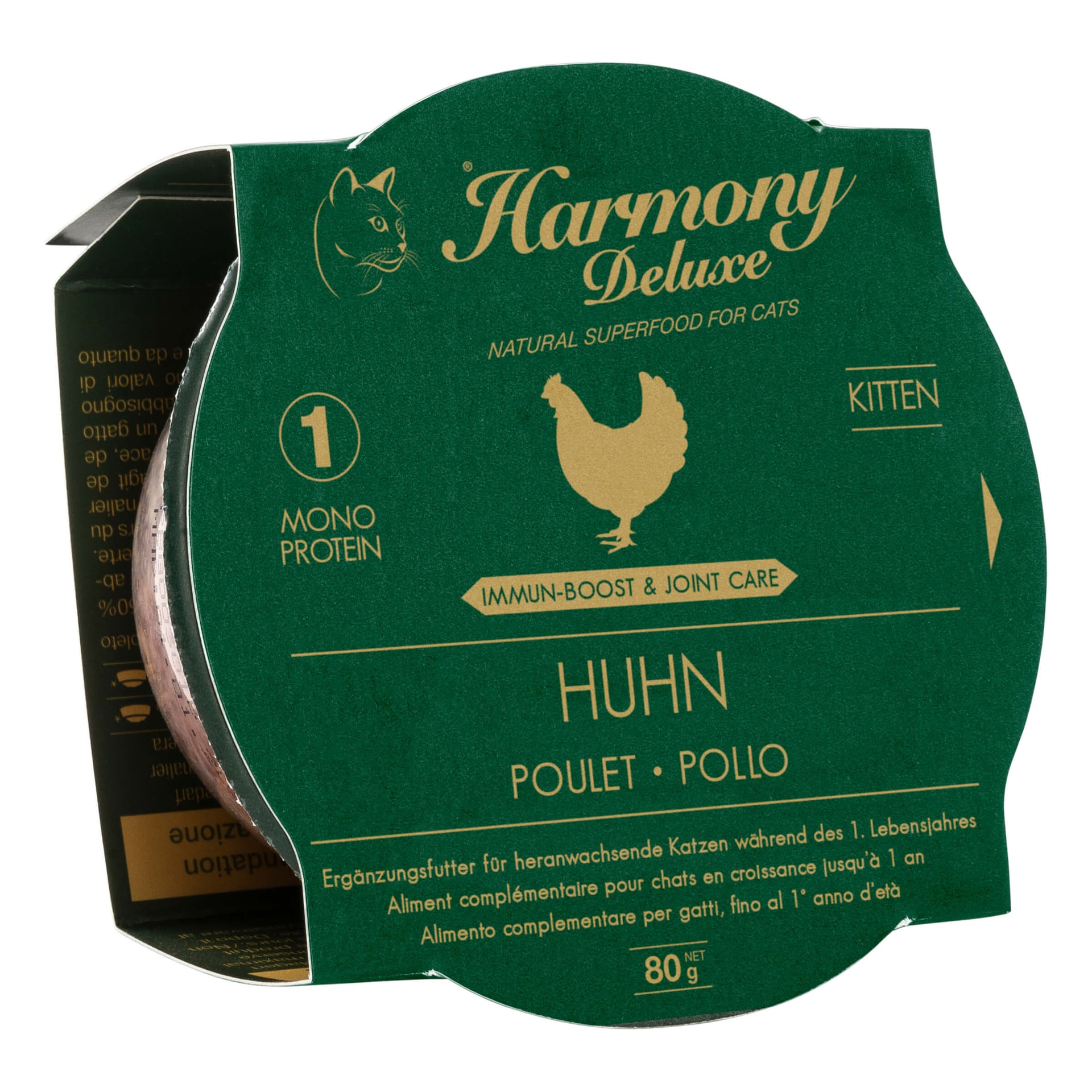 Cat Deluxe Cup Kitten Huhn Immun-Boost & Care