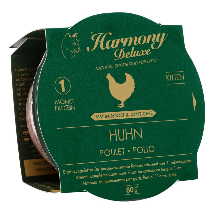 Cat Deluxe Cup Kitten Huhn Immun-Boost & Care