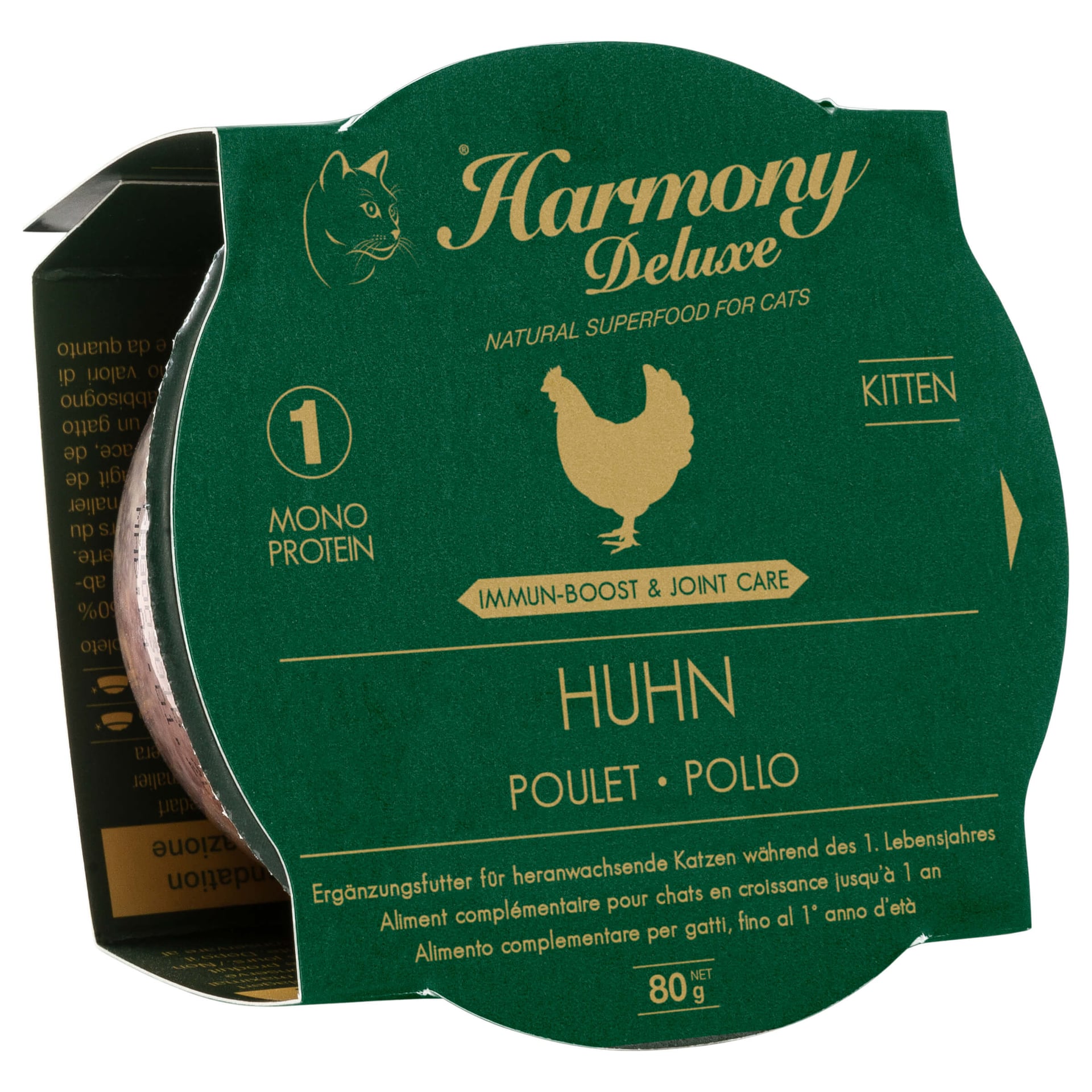 Cat Deluxe Cup Kitten Huhn Immun-Boost & Care
