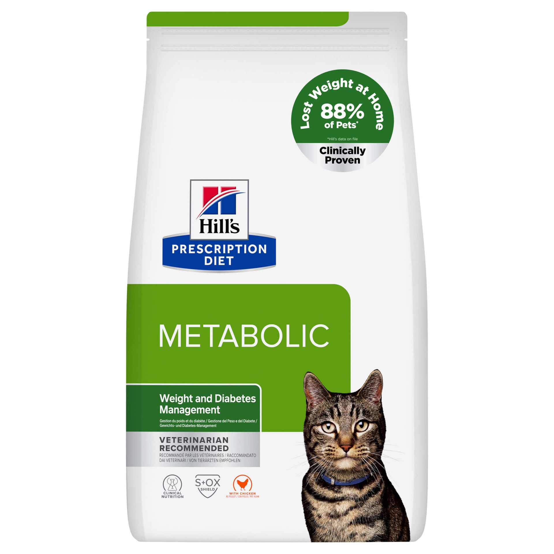 Chat Prescription Diet Metabolic poulet