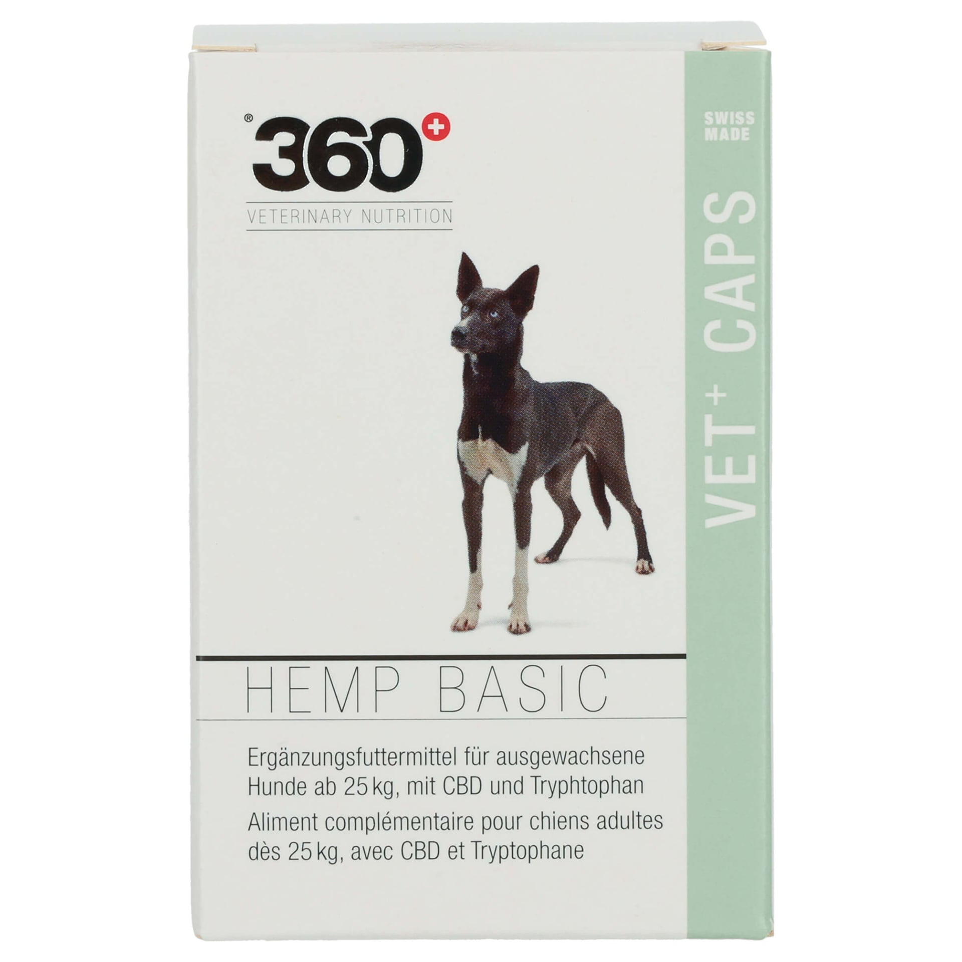 Veterinary Nutrition Dog VET+ CAPS Hemp Basic